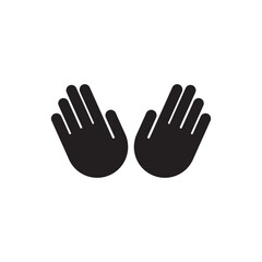 hand icon logo vector design template