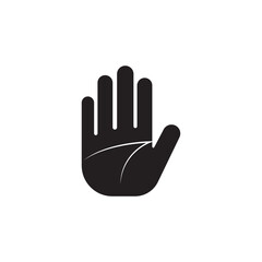hand icon logo vector design template