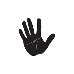 hand icon logo vector design template