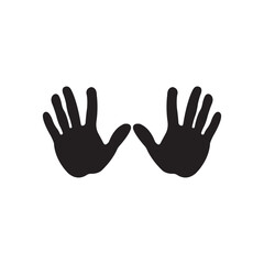 hand icon logo vector design template