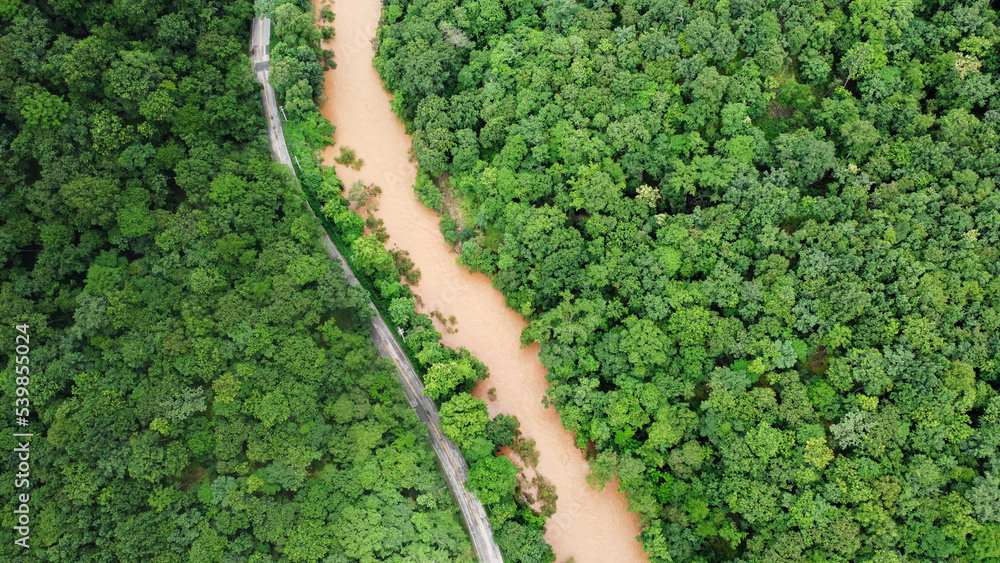 Wall mural future environmental conservation and sustainable esg modernization development by using technology