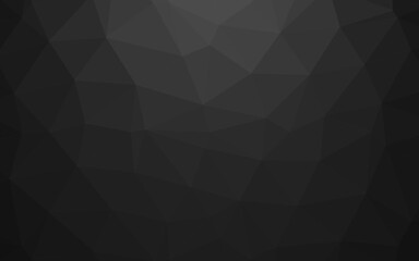 Obraz premium Dark Silver, Gray vector abstract mosaic background.