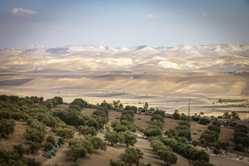 Fototapeta na wymiar landscape in the rif mountains, morocco, north africa, 