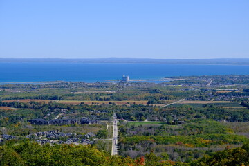 View from Blue Mountain on lake Huron
