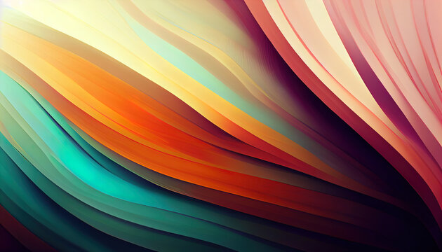 Rainbow Blend Background Layers Abstract. Gradient background design, colorful shapes.