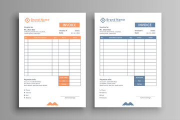 Modern Business Invoice Design Template