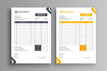 Modern Business Invoice Design Template