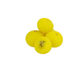 dried Indian gooseberry  isolated on transparent png
