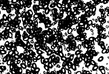 Fototapeta na wymiar Black and white vector pattern with spheres.
