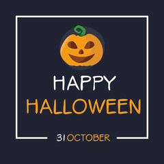 Happy Halloween held on 31 October.
