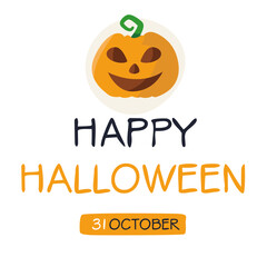 Happy Halloween held on 31 October.