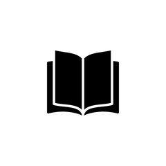 Book icon vector illustration. open book sign and symbol. ebook icon