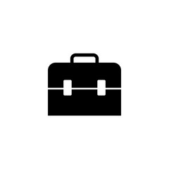 Briefcase icon vector illustration. suitcase sign and symbol. luggage symbol.
