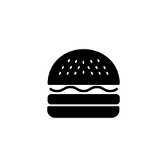 Burger icon vector illustration. burger sign and symbol. hamburger
