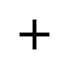 Plus Icon vector illustration. Add plus sign and symbol