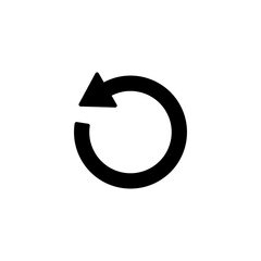Refresh icon vector illustration. Reload sign and symbol. Update icon.