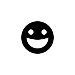 smile icon vector illustration. smile emoticon icon. feedback sign and symbol