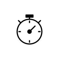 stopwatch icon vector illustration. Timer sign and symbol. Countdown icon. Period of time