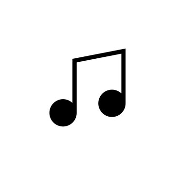 Music icon vector illustration. note music sign and symbol