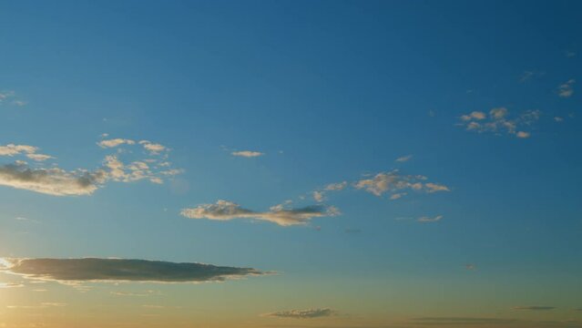Different shades and light tones. Bright multicolored sky-cloud background. Nature background. Timelapse.
