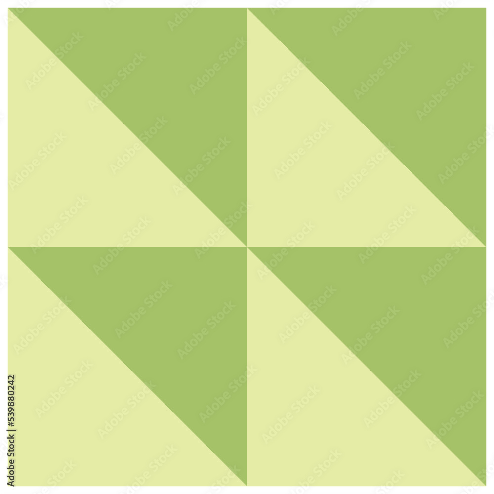 Poster geometry design background. regular triangular pattern in shaded green. abstract wallpaper with geom