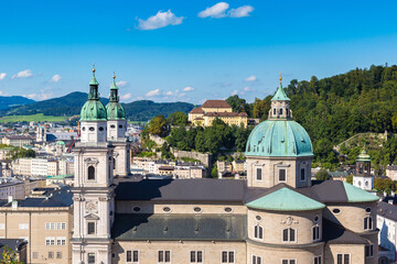 Obraz premium Panoramic view of Salzburg