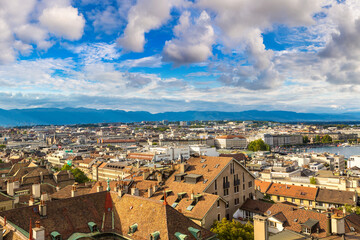 Panoramic view of Geneva