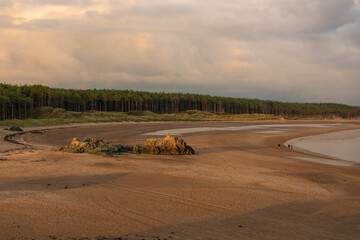 Obraz premium Newborough beach, Isle of Anglesey, Wales, UK
