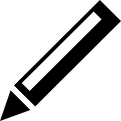 pencil vector icon illustration on white background..eps