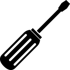 Screwdriver icon, logo isolated on white background.eps