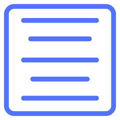 Obraz premium align center center align center text line icon