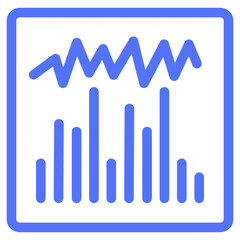 analytics analysis business diagram statistics line icon