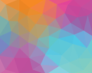 vector theme colorful.abstract background with triangles