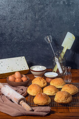 Bread with fresh homemade