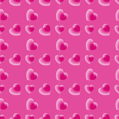 seamless pattern with hearts