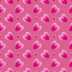 seamless pattern with hearts