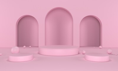 Modern minimalist product podium background Premium Photo