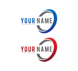 Vector Abstract Swoosh Logo