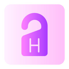 door hanger gradient icon