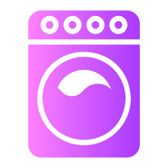 washing machine gradient icon
