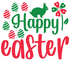 Happy Easter, Easter SVG Design, Easter Cut File, Easter SVG, Easter T-Shirt Design, Easter Design, Easter Bundle