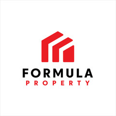 F Letter logo for home property ideas