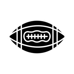 american football icon vector design template in white background