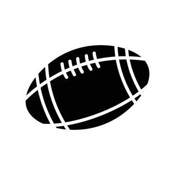 american football icon vector design template in white background