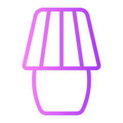 table lamp gradient icon