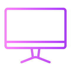 television gradient icon