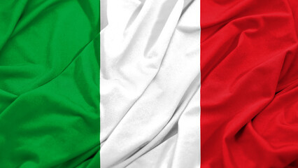 Italy Flag Waving Background