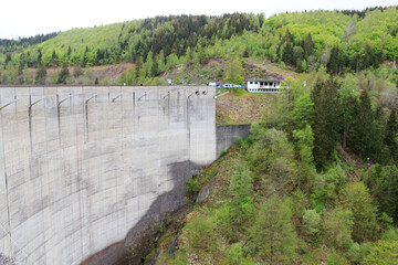 Oker dam in Harz mountains, Germany