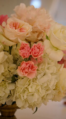 pink and white bouquet of flowers