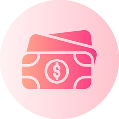 cash gradient icon